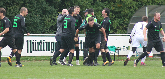 Der erste Sieg in dieser Runde für die aktiven Herren Fußball