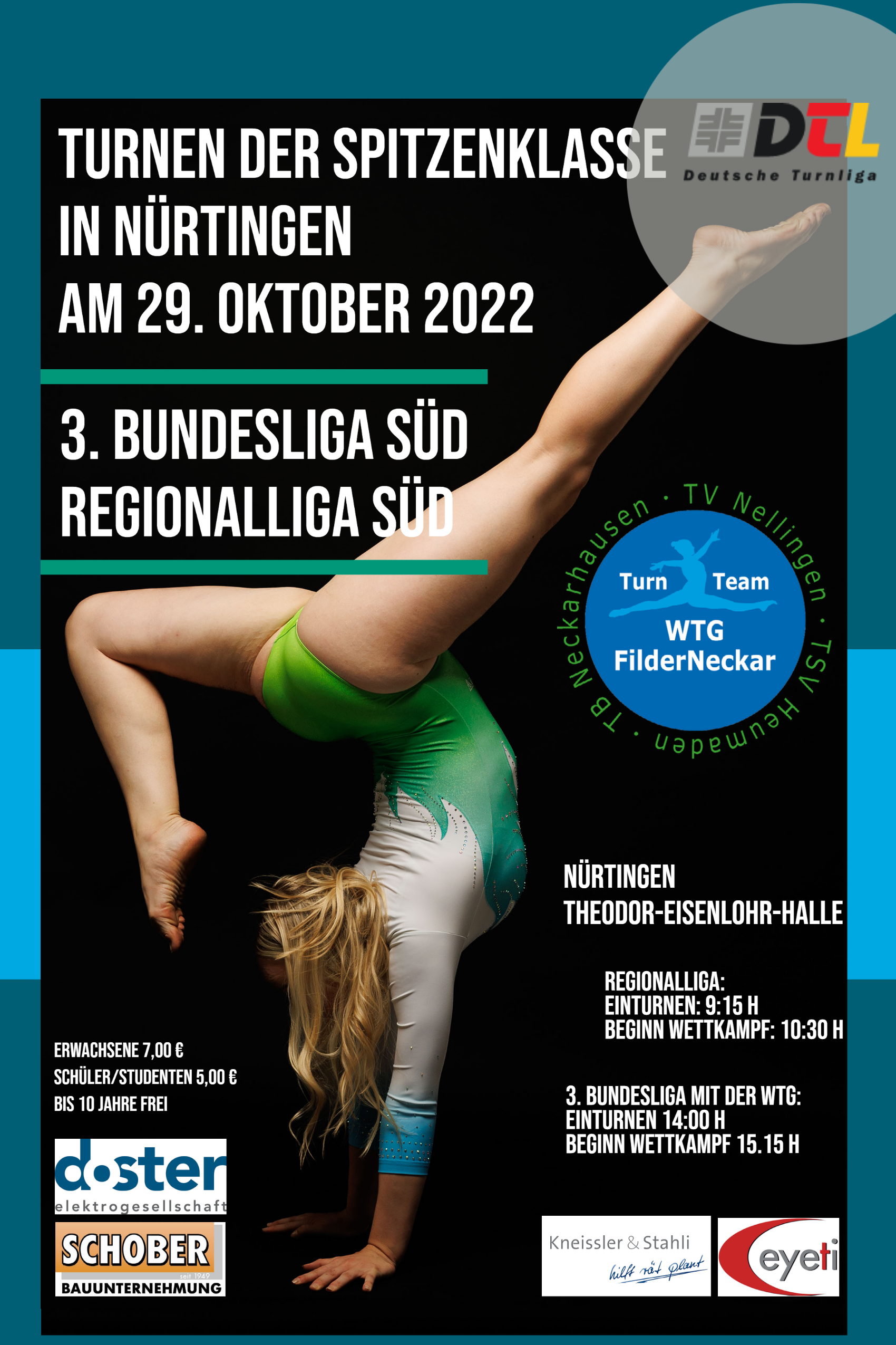 Turnen der Spitzenklasse in Nürtingen am 29. Oktober 2022