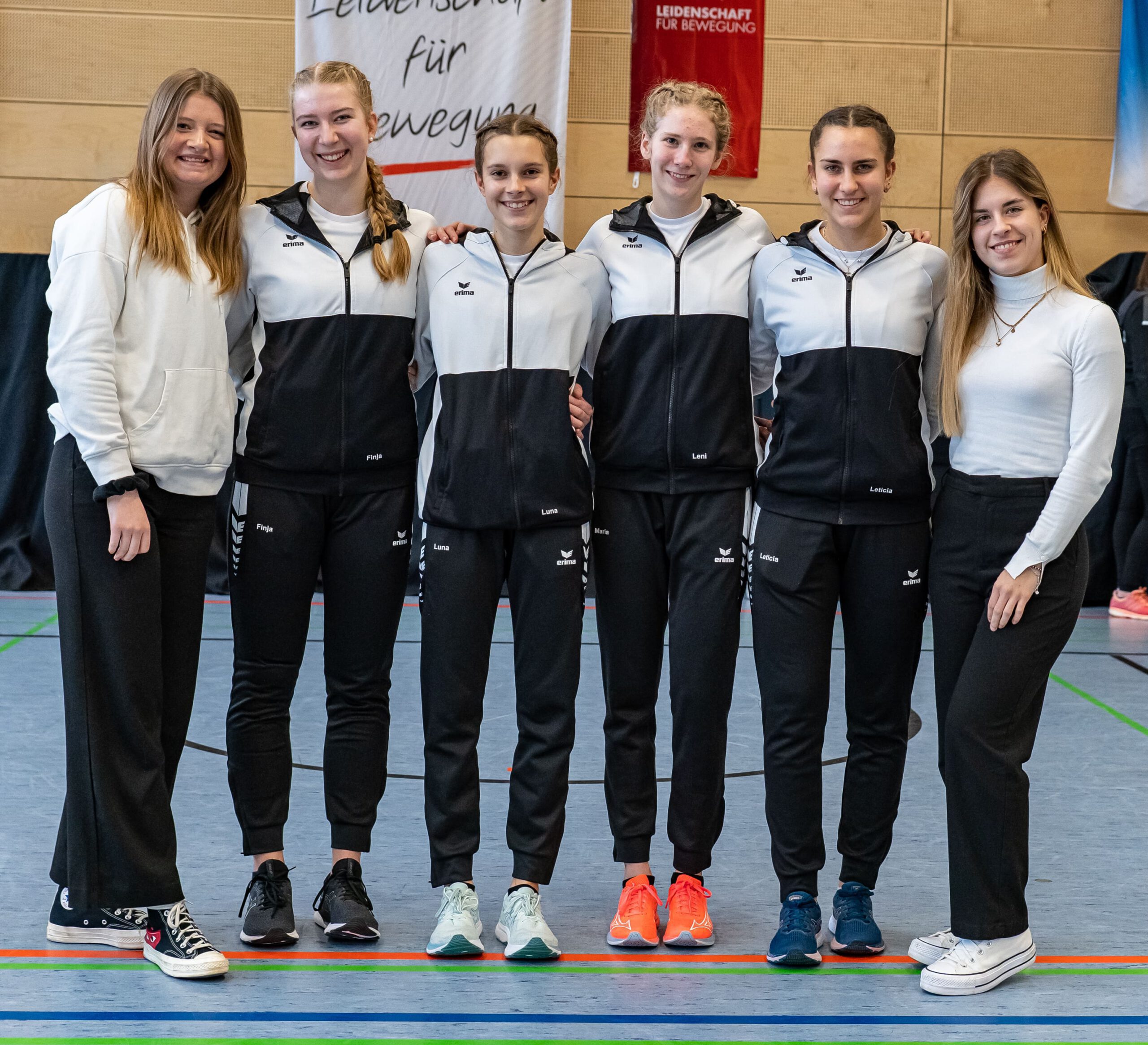 Das Team des TB Neckarhausen Leni, Finja, Luna, Maria, Letizia und Celine