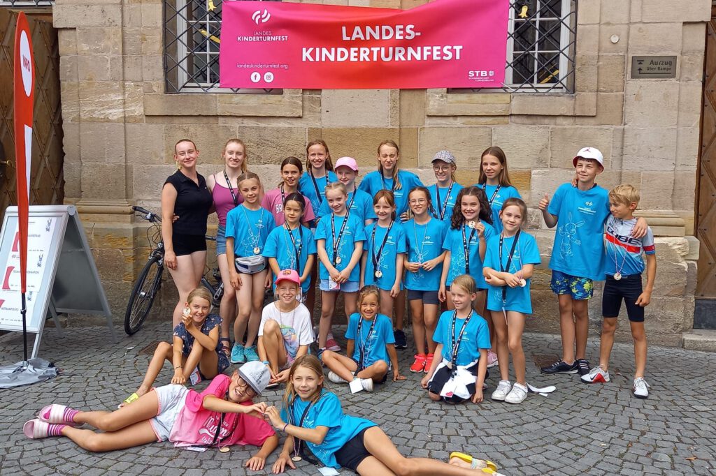 Mehr als 50 Teilnehmer beim Landeskinderturnfest in Esslingen