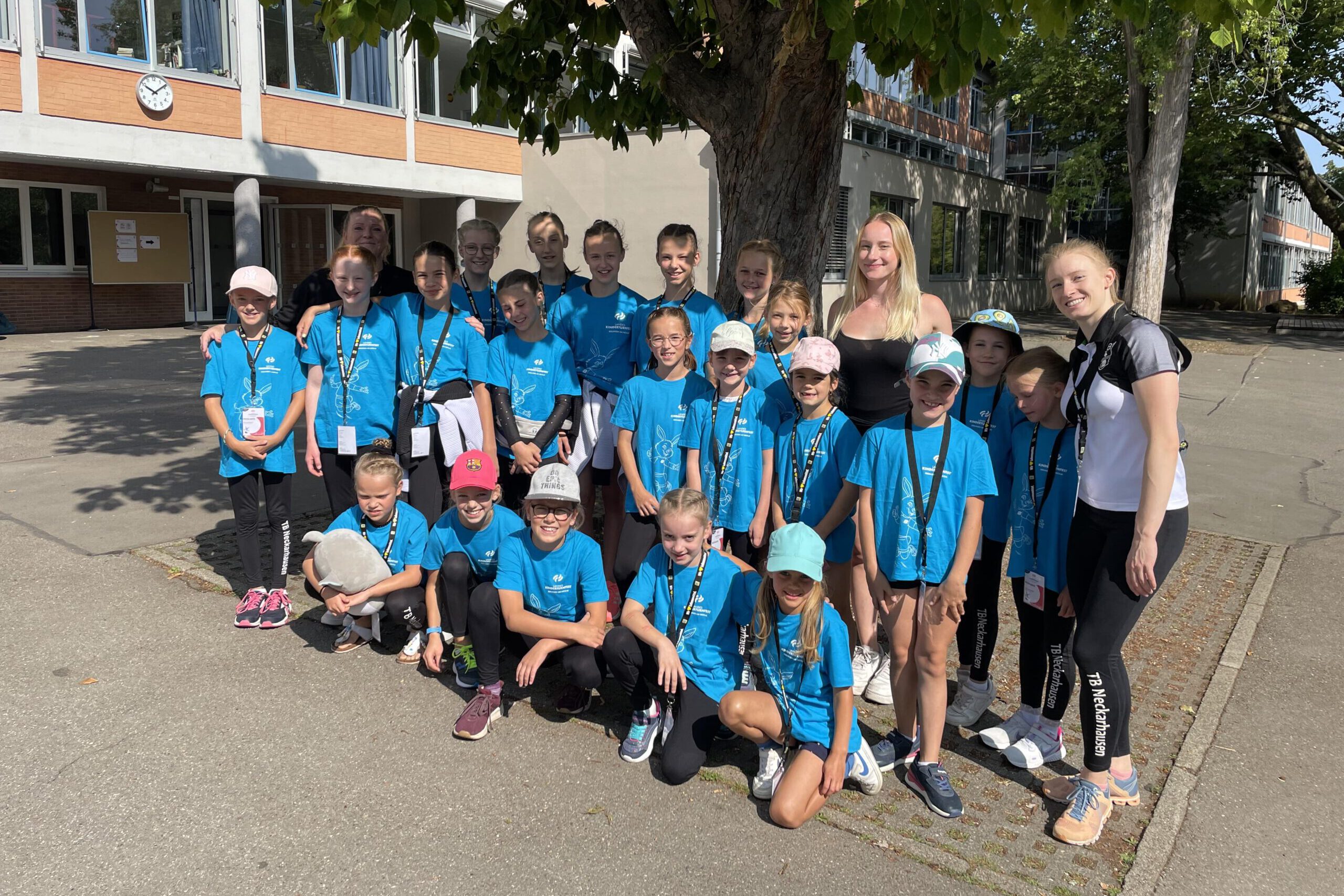 Turnschulmädels beim Landeskinderturnfest