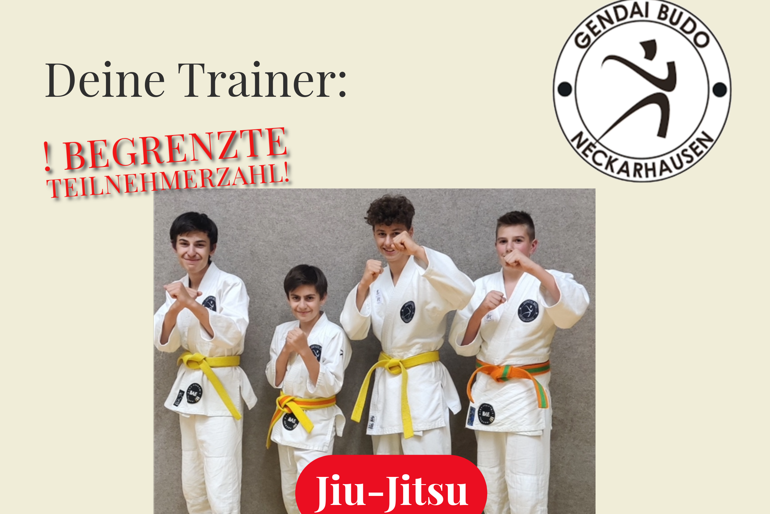 Neue Budo Kindergruppe