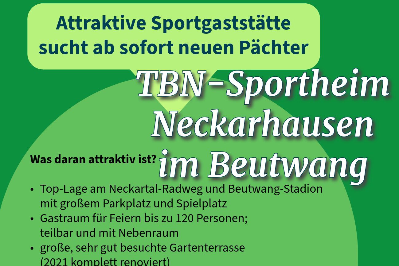 Attraktive Sportgaststätte