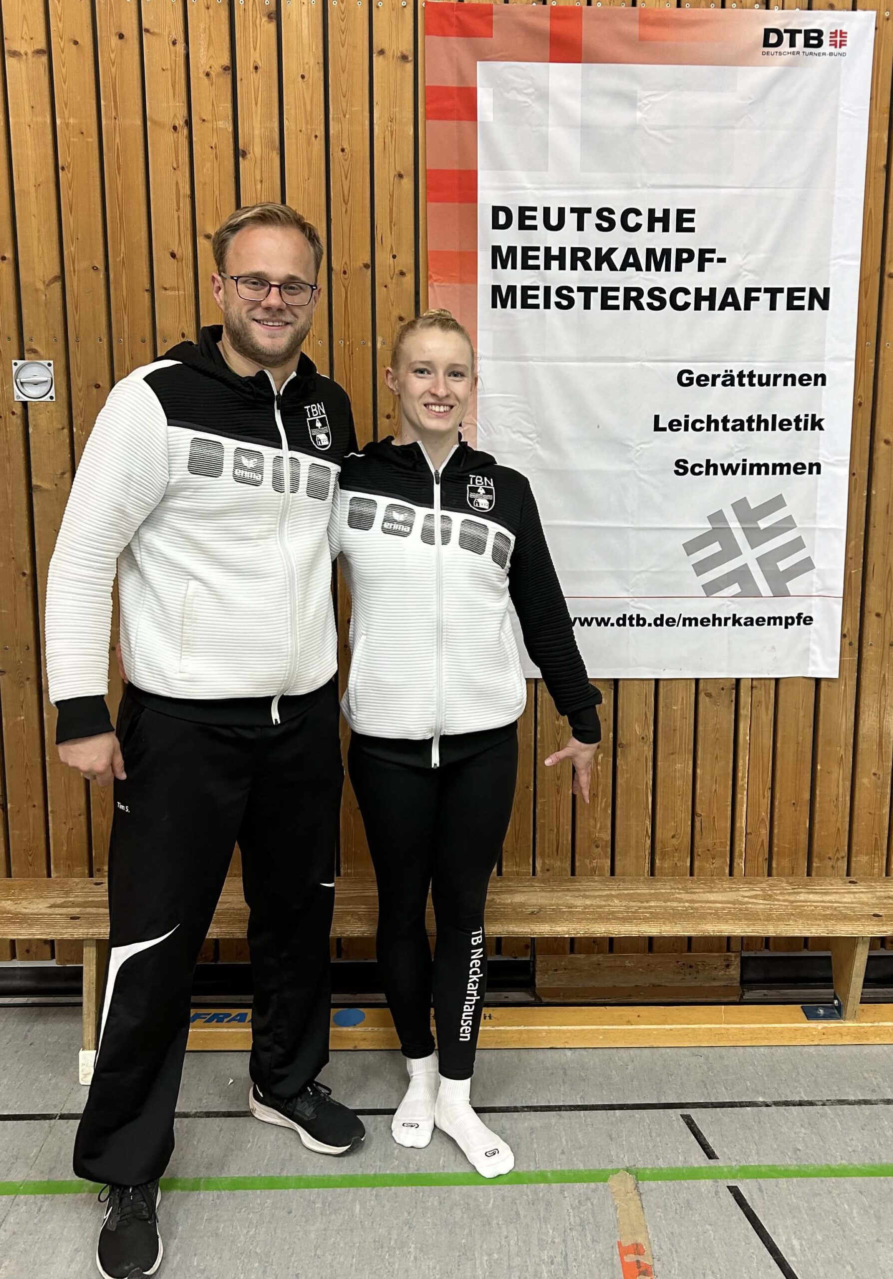Annika Jooss mit Trainer Tim Sachsenmaier