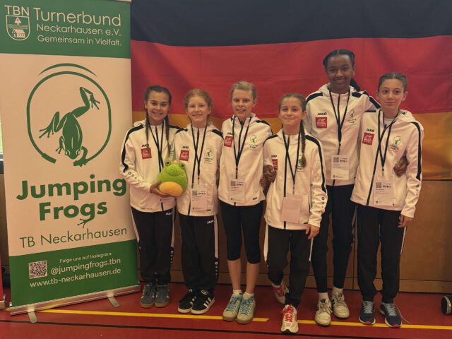 Riesenerfolg: Die Jumping Frogs bei den Bundeswettkämpfen