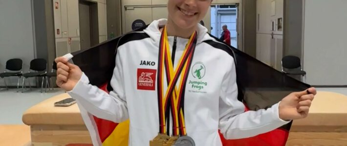 Luna Kosic wird 2-fache Deutsche Meisterin und springt zur WM nach Japan Luna Kosic wird 2-fache Deutsche Meisterin und springt zur WM nach Japan