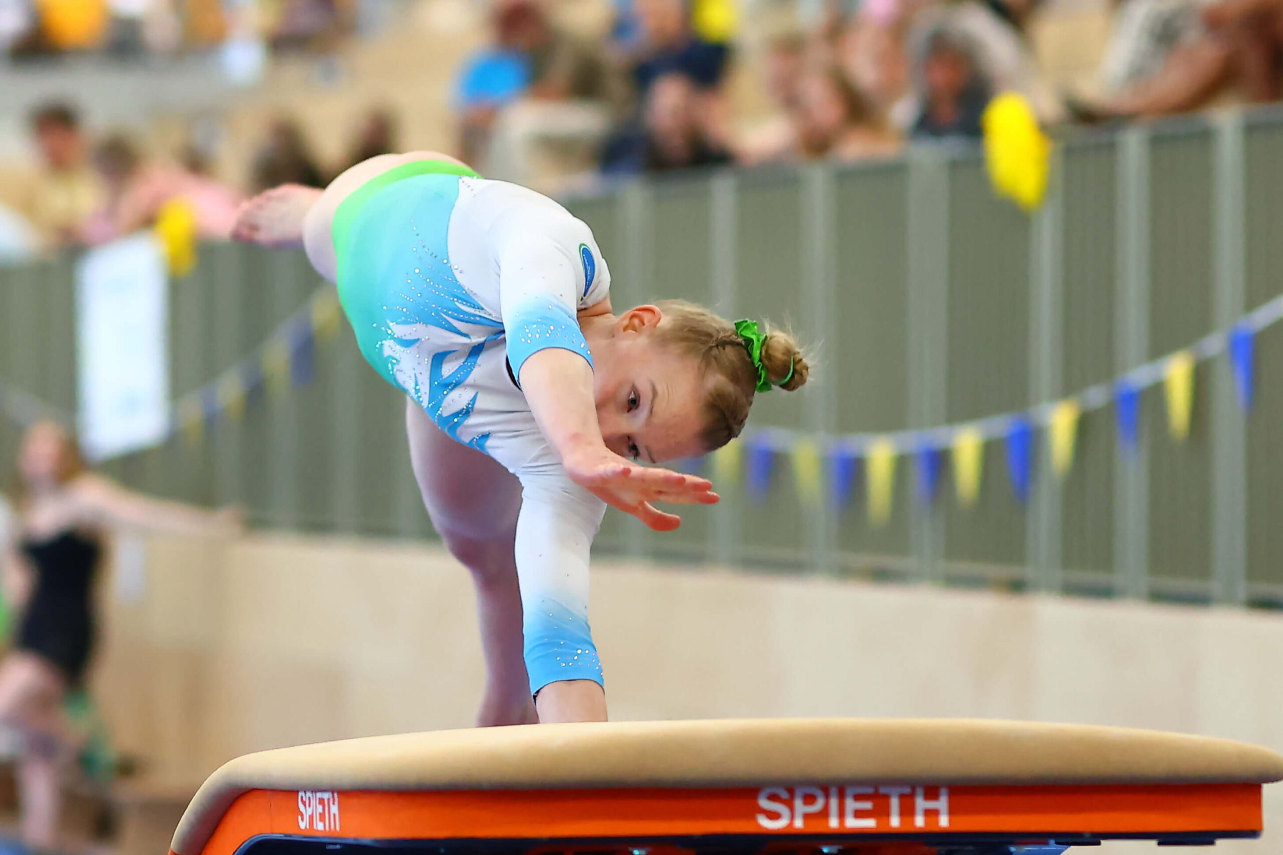 Annika Jooss am Sprung