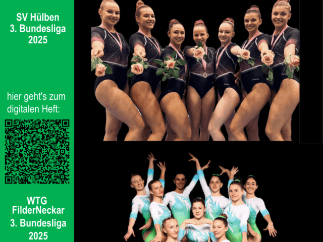 Wettkampfheft Deutsche Turnliga 2025 in Nürtingen