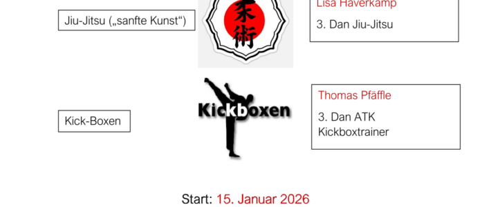 Neuer Gendai Budo Auspowerkurs ab Januar Neuer Gendai Budo Auspowerkurs ab Januar