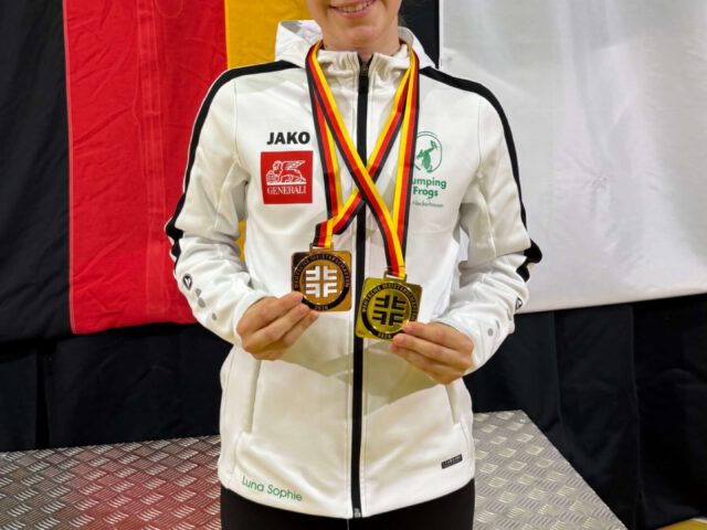 Gold, Kreativität und EM-Ticket: Luna Kosic glänzt bei Deutschen Meisterschaften im Rope Skipping