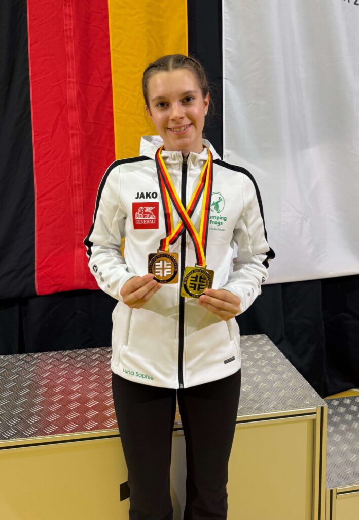 Gold, Kreativität und EM-Ticket: Luna Kosic glänzt bei Deutschen Meisterschaften im Rope Skipping