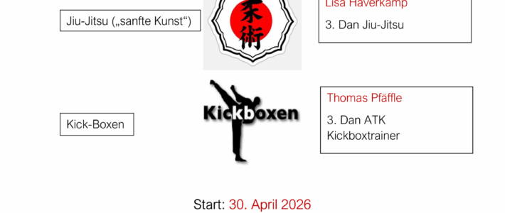 Neuer Gendai Budo Auspowerkurs ab Ende April