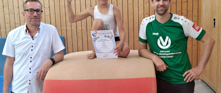 Starker Auftritt von Matteo Haller beim Landesfinale in Gruibingen