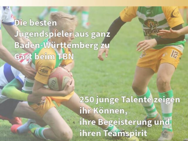 Die besten Rugby-Jugenspieler aus Baden-Württemberg am 27.09.2026 zu Gast beim TBN