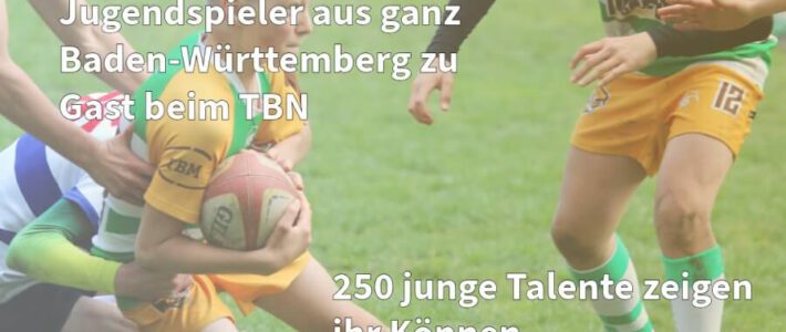 Die besten Rugby-Jugenspieler aus Baden-Württemberg am 27.09.2026 zu Gast beim TBN