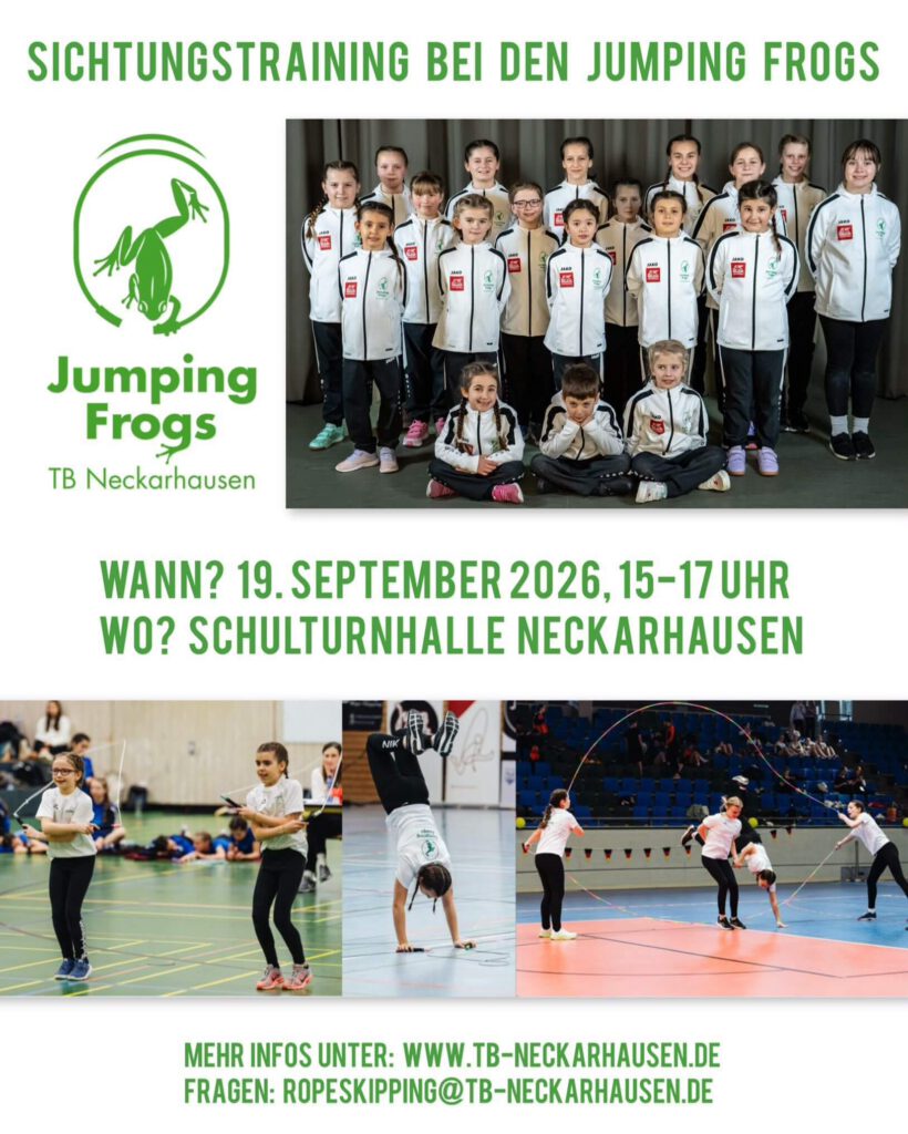 Sichtungstraining im Rope Skipping am 19.09.2026